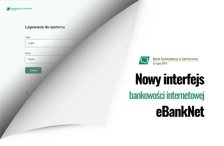 Baner Nowa wersja bankowości elektronicznej dla klientów indywidualnych